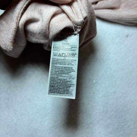 Gap NWT Softspun Funnel Neck Lightweight Pink Sweater Size XL - Picture 8 of 8